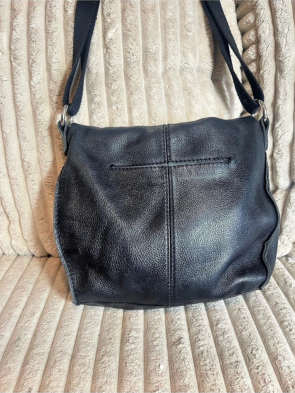 The Sak Black Leather Studded Crossbody Bag - Picture 5 of 8